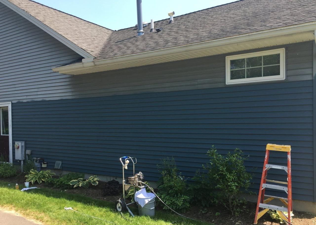 Painting your siding